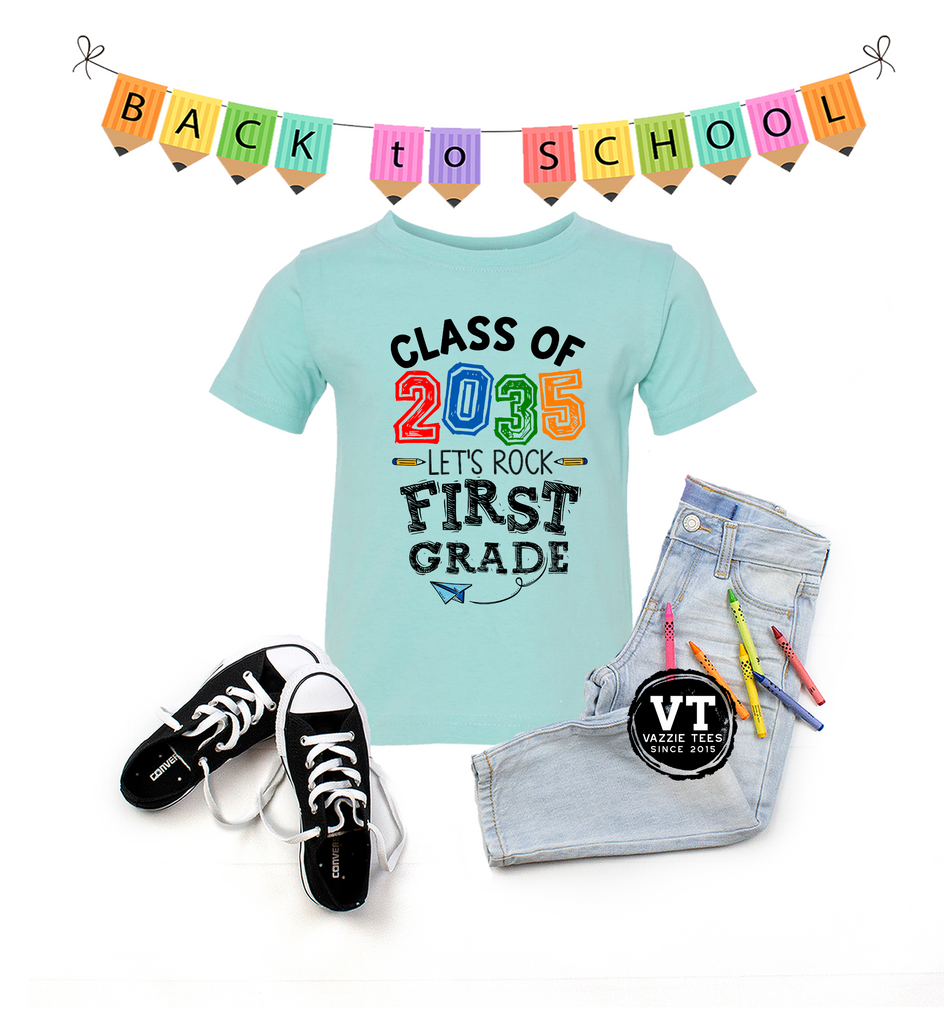 Class of 2035 Let's Rock First Grade