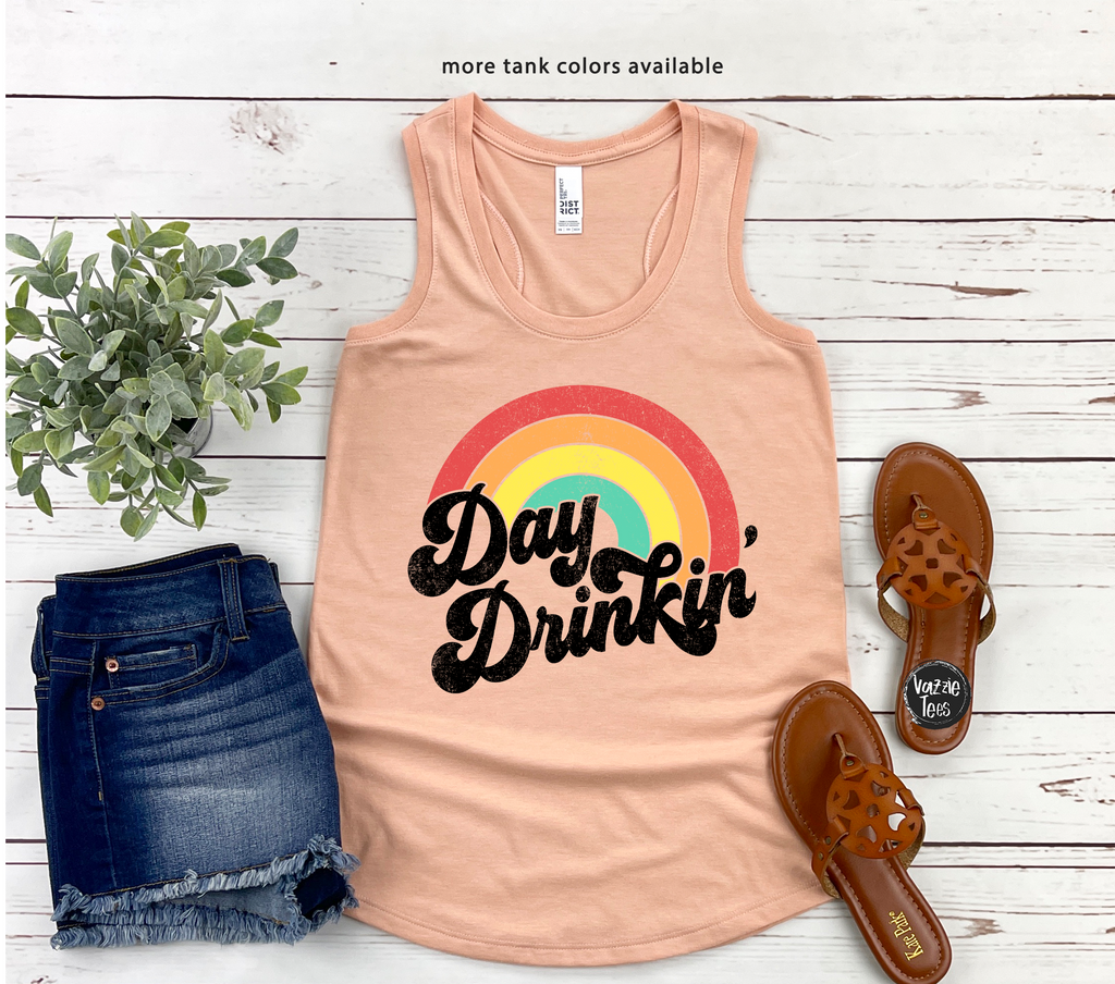 Day Drinkin' Racerback Tank Top