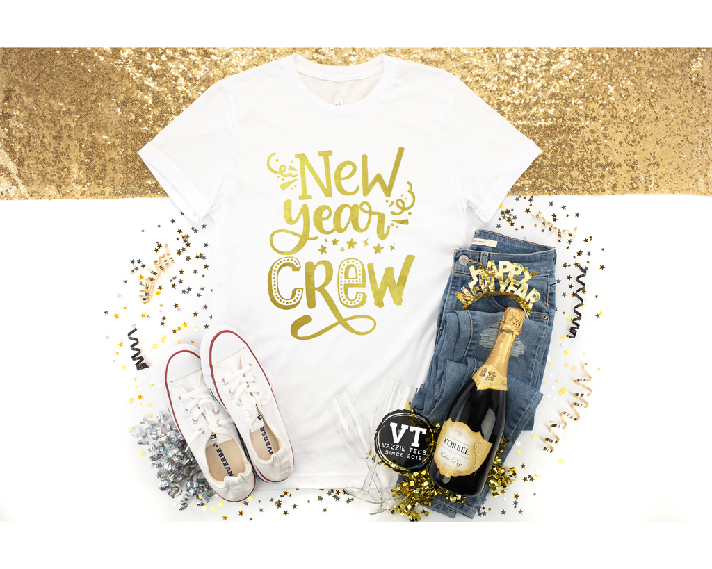 New Year Crew Adult Shirts