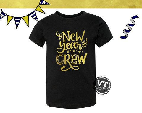 New Year Crew Adult Shirts